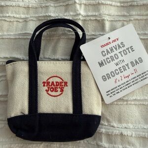 Trader Joe's Canvas Micro Tote